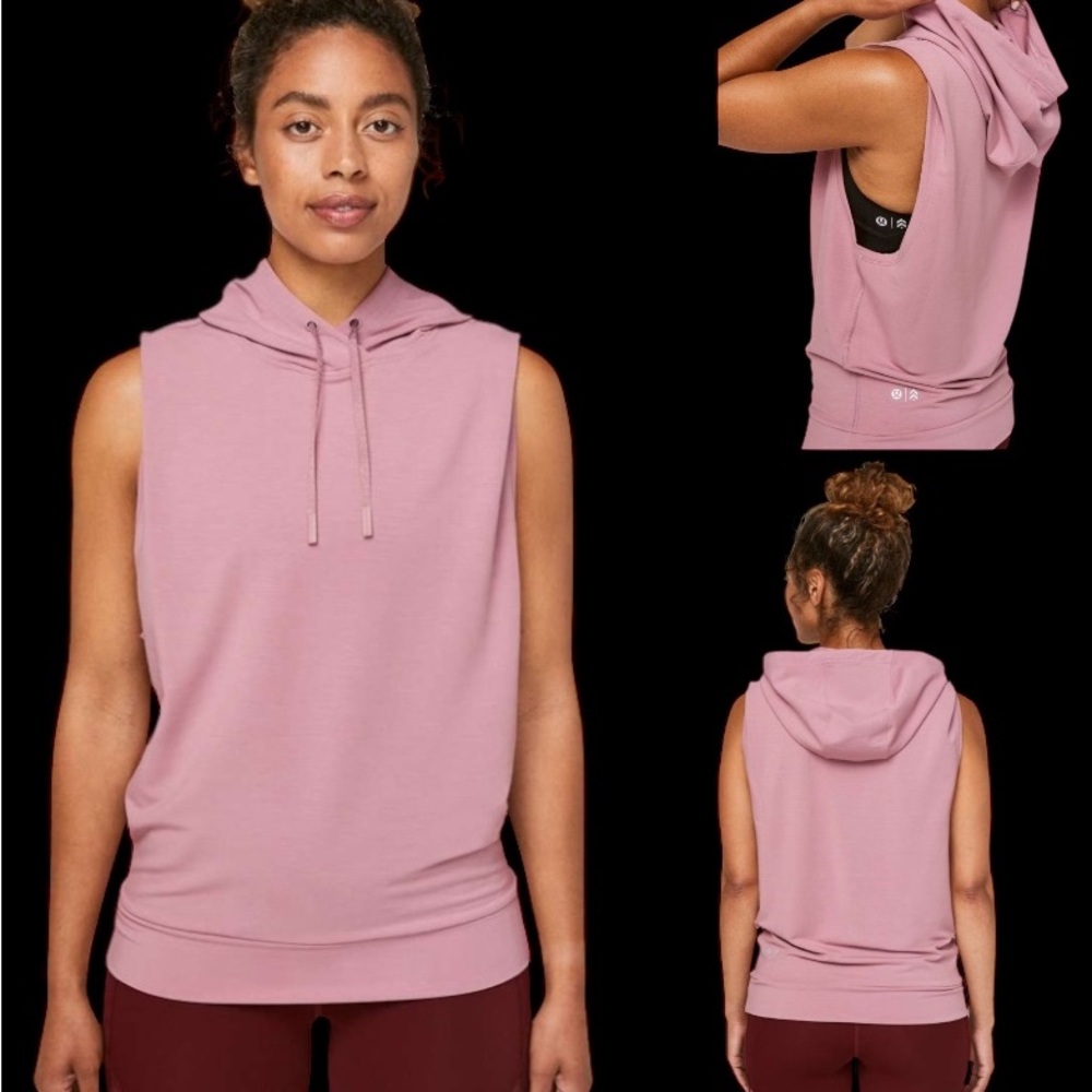 Lululemon Stronger as One Sleeveless Hoodie *lululemon X Barrys Sz 6